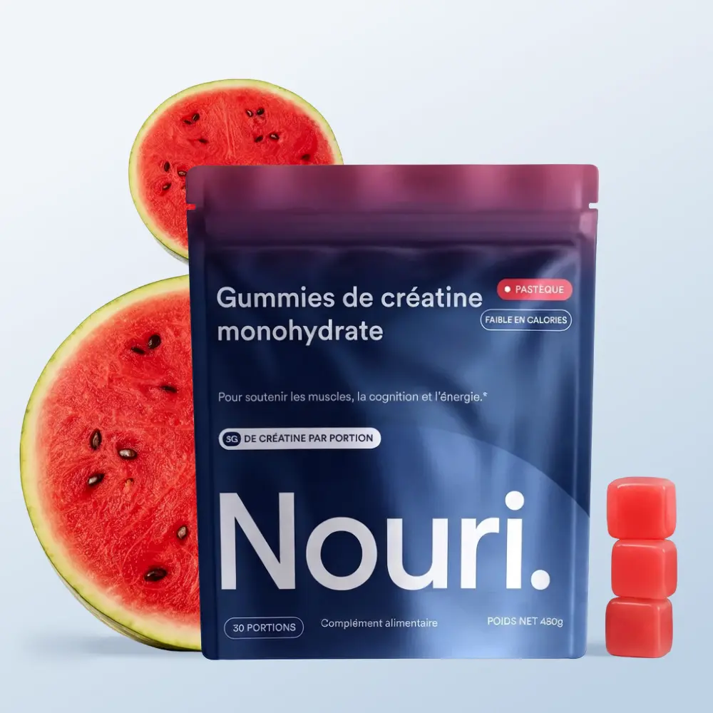 Gummies de créatine Nouri.