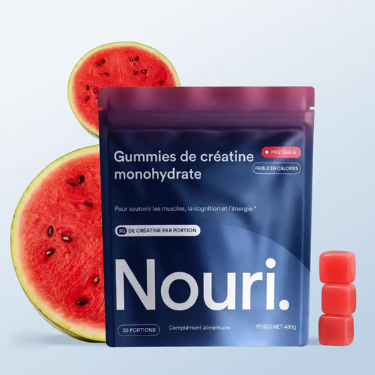 Gummies de créatine Nouri.
