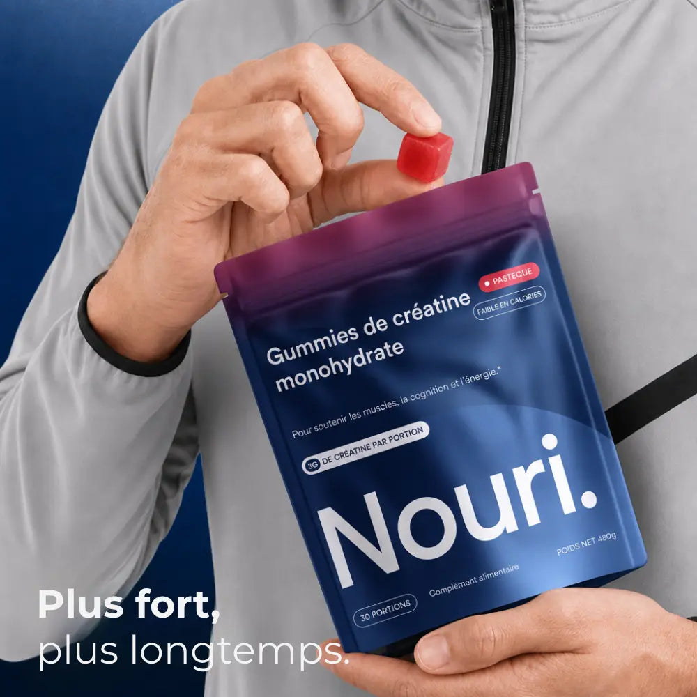 Gummies de créatine Nouri.